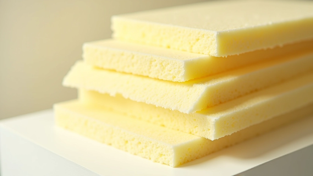 Stack of insulation materials showing mineral wool texture and rigid foam structure