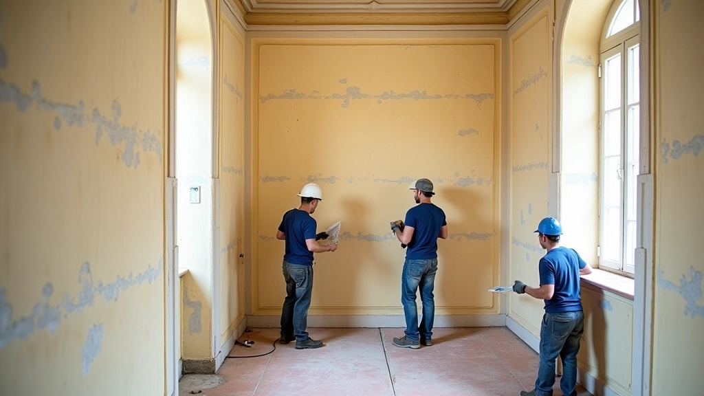 Historic building renovation with thermal insulation