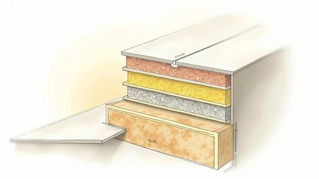 Cross-section diagram of wall insulation layers showing mineral wool and XPS foam panels with thermal measurements and R-value indicators